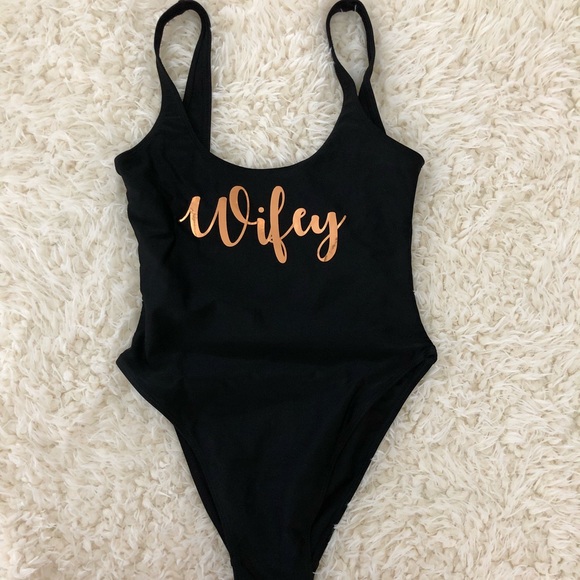 wifey bathing suit